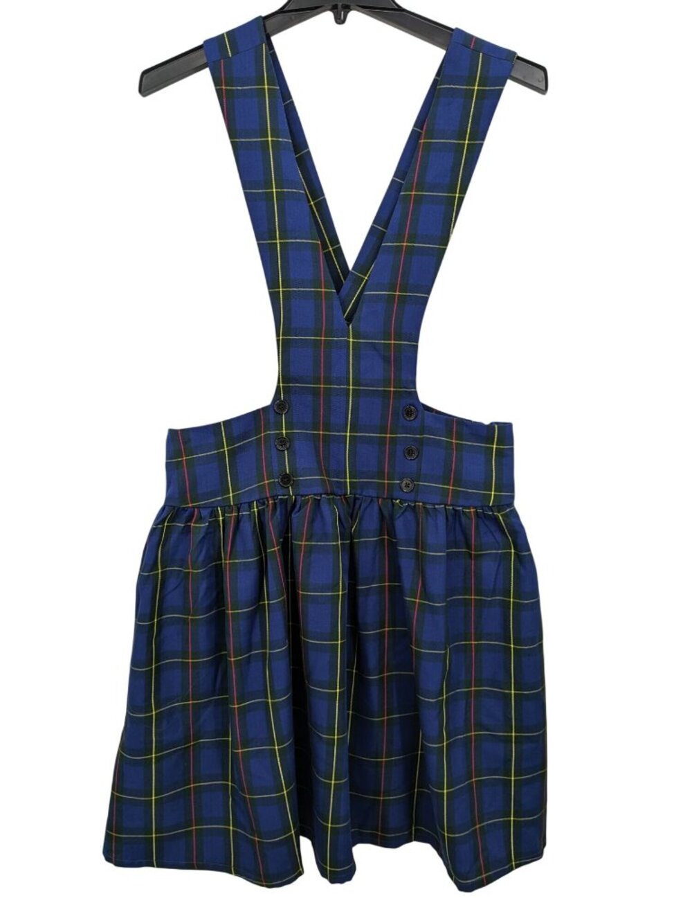 Tartan Plaid Skirtall Suspender Schoolgirl Heritage Academia Overall Skirt Large